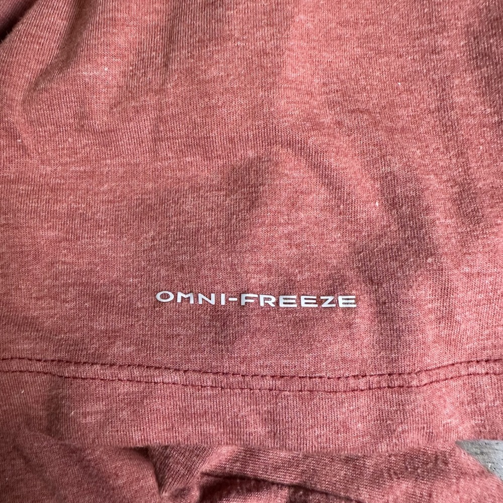 Columbia PFG Omni Freeze Zero Sweat Activated Cooling Men's Red Polo Shirt XL - Picture 5 of 8